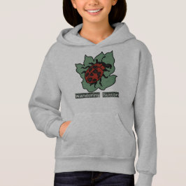 Minimalistische bug Chilling op een blad | grappig