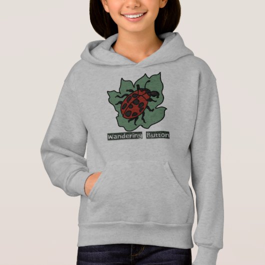 Minimalistische bug Chilling op een blad | grappig (Voorkant)