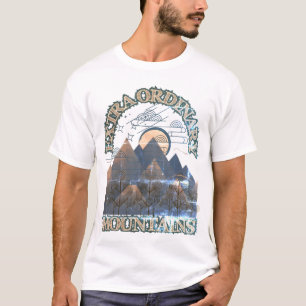 Minimalistische buitengewone berg Natuur T-shirt