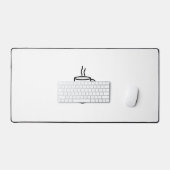 Minimalistische bureaubladonderlegger bureaumat (Keyboard & Muis)