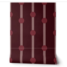 Minimalistische burgundy geometrische stippen en s