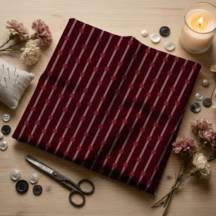 Minimalistische burgundy geometrische stippen en s stof