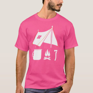 Minimalistische Bushcraft Survival Camping Hiking T-shirt