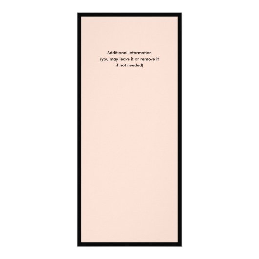 Minimalistische Business Chic Blush Pink Reclamekaart (Achterkant)