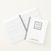 Minimalistische Business Logo Bedrijfsnaam Simple  Notitieboek (Binnen)