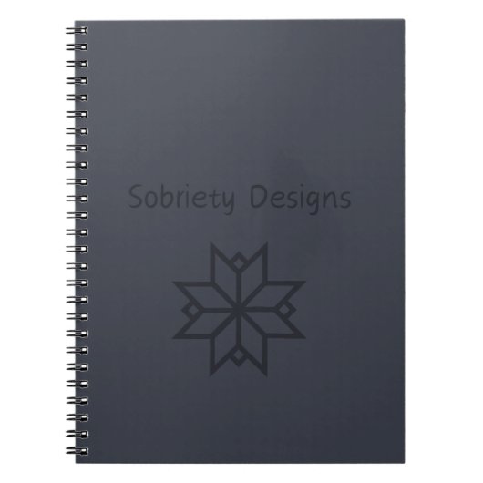 Minimalistische cache - De essentie met elegantie Notitieboek (Voorkant)