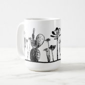 Minimalistische Cactus Koffiemok (Voorkant links)