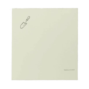Minimalistische cadeau voor botanische tuinen leze notitieblok