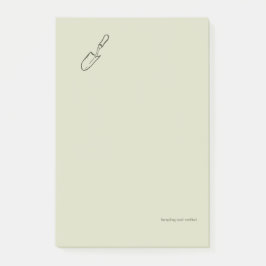 Minimalistische cadeau voor botanische tuinen leze post-it® notes