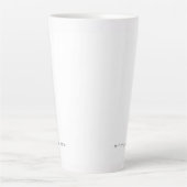 Minimalistische Caffè Latte Mok (Voorkant)