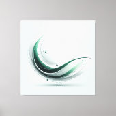 Minimalistische canvas wandkunst afdruk (Voorkant)