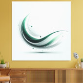 Minimalistische canvas wandkunst afdruk (Insitu (Woonkamer))