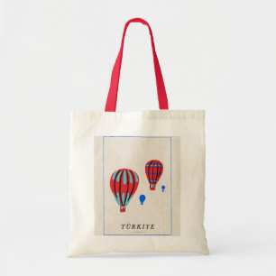 Minimalistische Cappadocia Poster - Türkiye Souven Tote Bag