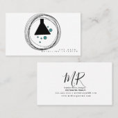 Minimalistische Car Wash Interieur Designer Logo Visitekaartje (Voorkant / Achterkant)