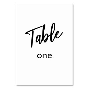 Minimalistische Casual handschrifttypografie Kaart