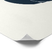 Minimalistische Cat Line Art – Elegante muurkunst  Poster (Hoek)