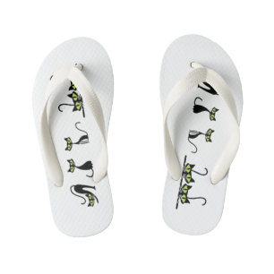 Minimalistische Cats Jongens Slippers - Cute Kitte Kinder Teenslippers