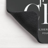 Minimalistische CEO Muismat | Gepersonaliseerd (Hoek)