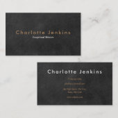 Minimalistische Chalkboard Professional Visitekaartje (Voorkant / Achterkant)