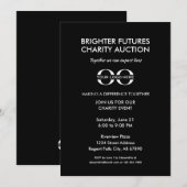 Minimalistische Charity Event Print en Digital Kaart (Voorkant / Achterkant)