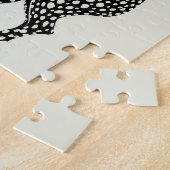 Minimalistische cheetah illustratie  legpuzzel (Zijkant)
