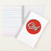Minimalistische chef script typografie ontwerp notitieboek (Binnen)
