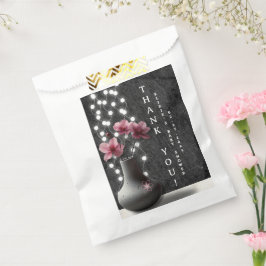 Minimalistische Cherry Blossom Flowers Baby shower Bedankzakje