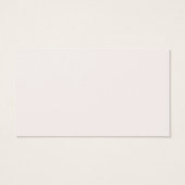 Minimalistische Cherry Old White Bold Coupon Visitekaartje (Achterkant)