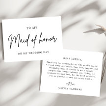 Minimalistische Chic aan mijn Maid of Honor trouwd