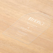 Minimalistische Chic Arch bruiloft uitnodiging (Laagn)