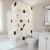 Minimalistische Chic Badkamer Douchegordijn (In situ)