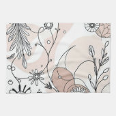 Minimalistische Chic Boho Abstracte vibes Theedoek (Horizontaal)