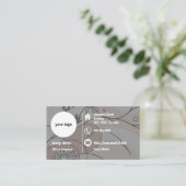 Minimalistische Chic Boho Abstracte vibes Visitekaartje (Staand voorkant)