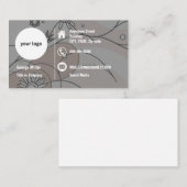 Minimalistische Chic Boho Abstracte vibes Visitekaartje (Voorkant / Achterkant)