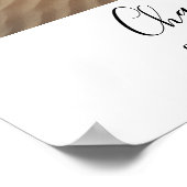 Minimalistische Chic Boho Afstuderen Welkom Fotote Poster (Hoek)