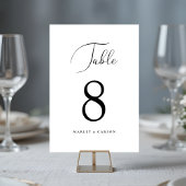Minimalistische Chic Calligraphy Script Wedding Kaart