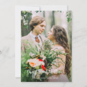 Minimalistische Chic Gepersonaliseerde Eenvoudige  Bedankkaart (Voorkant)