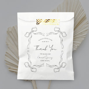 Minimalistische Chic Handgetekende Zakelijke Evene Bedankzakje