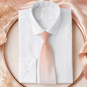 minimalistische chic pastel stoffige roos ombre bl stropdas