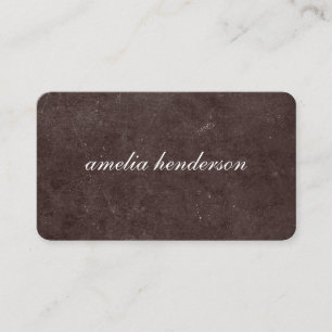 minimalistische chic textuur visitekaartje