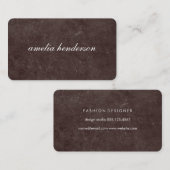 minimalistische chic textuur visitekaartje (Voorkant / Achterkant)