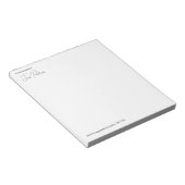 Minimalistische Chic | Van mijn bureau  Notitieblok (Schuin)