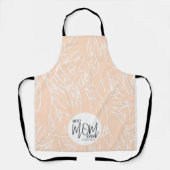 Minimalistische chique beste mam ooit roze schort (Voorkant)