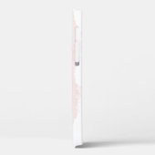 Minimalistische chique Waterverf roze penseelstrek Case-Mate iPhone Case (Achterkant / Links)