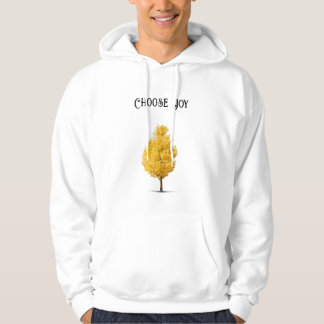 Minimalistische Choose Joy Hoodie - Inspirerende S