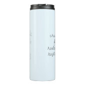 Minimalistische Christelijke Bijbelcitaten Thermosbeker (Achterkant)