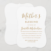 Minimalistische Christelijke Moeder Zegen Partij Kaart (Voorkant / Achterkant)