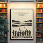 Minimalistische Christelijke muurkunst – Bijbelver Poster