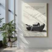 Minimalistische Christelijke muurkunst – Bijbelver Poster