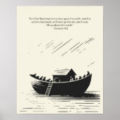 Minimalistische Christelijke muurkunst – Bijbelver Poster (Voorkant)